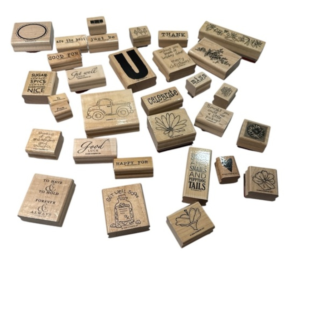 Large Lot of Stampin’‎ Up! Stamps – Includes Some Miscellaneous Stamps